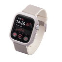 エレコム Apple Watch SE2 SE Series 6 5 4 40mm バンパー ハード me ラバーコート グレージュ AW-23EBPPRGB