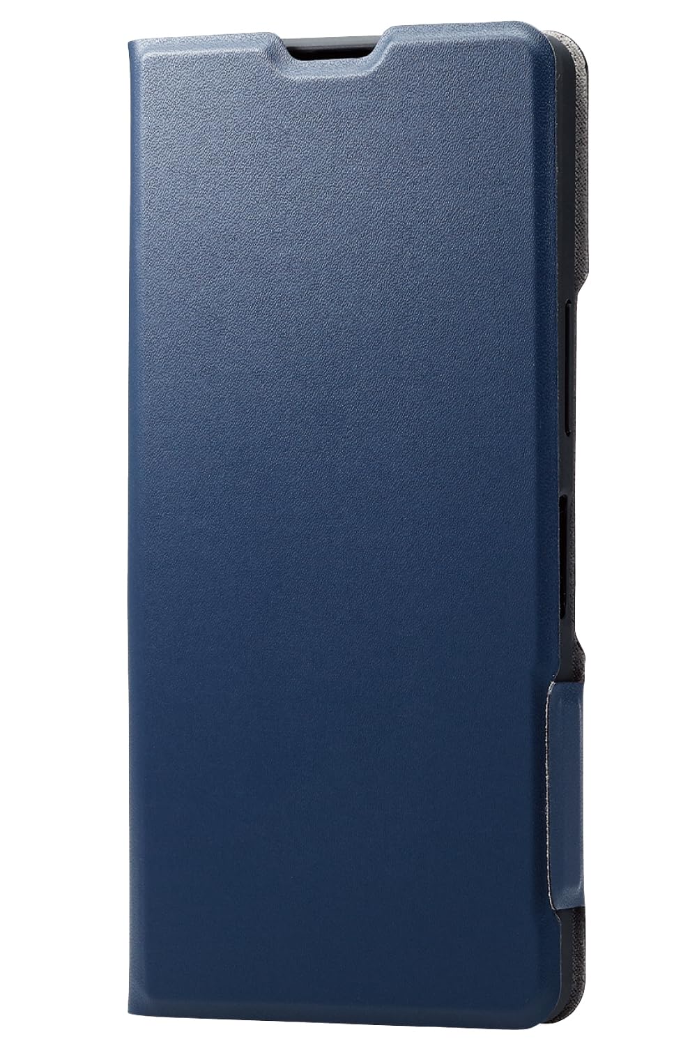 エレコム AQUOS R8 / SH-52D ケース 手帳型 レザー 革 薄型 軽量 UltraSlim カードポケット付き ネイビー PM-S232PLFUNV