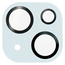 エレコム iPhone15 / 15 Plus カメラフィルム レンズフィルム 硬度10H パレットカラー ブルー PM-A23AFLLP1BU