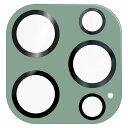エレコム iPhone15 Pro カメラフィルム レンズフィルム 硬度10H パレットカラー グリーン PM-A23CFLLP1GN