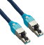 掠ץ饤 CAT7H4LAN֥ (10m) 10Gbps/600MHz RJ45 ͥӡ֥롼 KB-T7H4-10NV