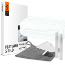 Spigen プラチナテスラモデル3/Y車ドアハンドル用シールドペイント保護フィルム-1セット(ハンドルアラウンドフィルム4パック+スキージ+クリーニングクロス...