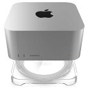 Spigen LD202 Mac Studio デスクトップスタンドマウント エアフィルター内蔵 クリスタルクリア