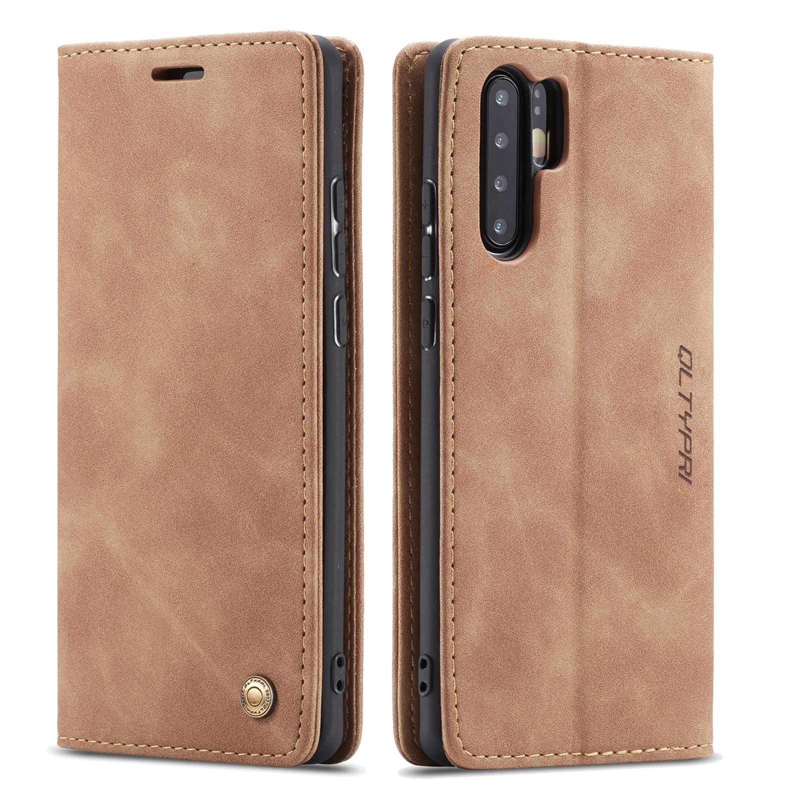 QLTYPRI Huawei P30 pro  Ģ PU 쥶 ޥͥå ɼǼ ݸ  Ѿ׷ ֤ Qiб  ͵ - ֥饦