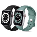 QLTYPRI バンド 対応 Apple Watch アップルウォッチ バンド 30mm 40mm 42mm 44mm シリコン ベルド ソフト スポーツバンド...