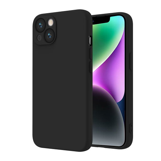 iPhone 14 ケース スマホケース TPU シリコンケース 軽量 薄型 衝撃吸収 アイフォン カバー PinLiSheng (ブラック, iPhone 14) iPhone 14 ケース スマホケース TPU シリコンケース 軽量 薄型 衝撃吸収 アイフォン カバー PinLiSheng (ブラック, iPhone 14)