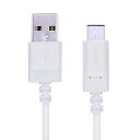エレコム USB TYPE C ケーブル タイプC (USB A to USB C ) 3A出力で超急速充電 USB2.0認証品 1.0m iPhone15 対応検証済 ホワイト MPAーAC10NWH