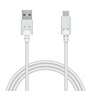 エレコム Type-C ケーブル 形状記憶でまとまるケーブル Type-A to Type-C (スマホ用) 認証品 抗菌 1m iPhone15 対応検証済 ホワイト MPA-MAC10NWH(2)