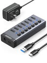 UGREEN USB ハブ 7ポートUSB3.0 hub 5Gbps高...(2)