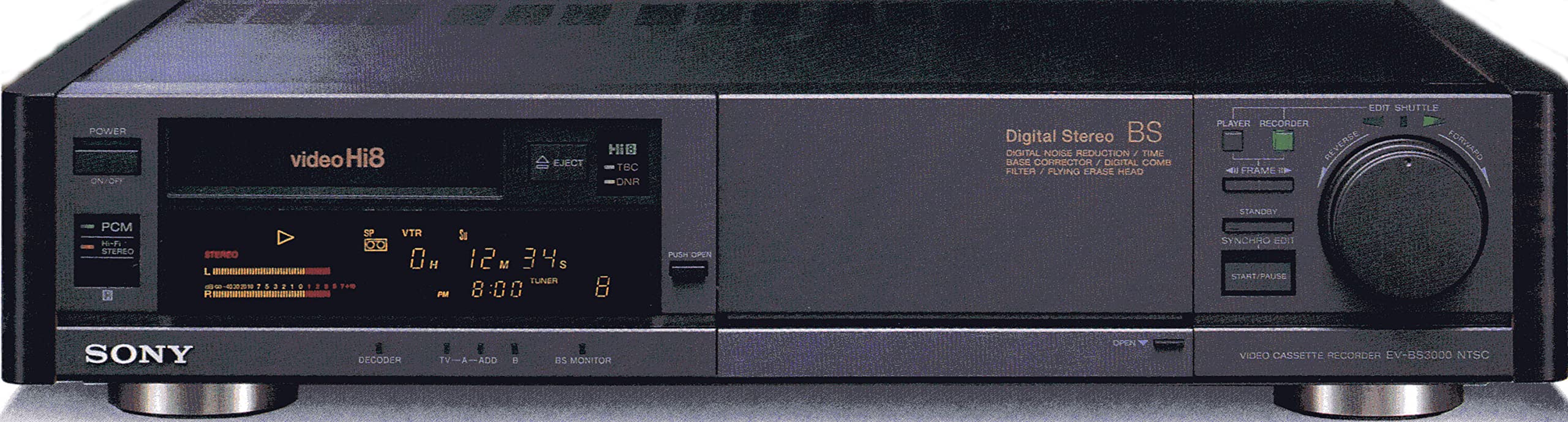 SONY EV-BS3000 hi8 ビデオデッキ (premium vintage)
