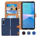Anrek Xperia 10 iii/docomo SO-52B / au SOG04 対応 SONY デニム材料 手帳ケース (ダークブルー) ソニー エクスペリアso52b ドコモXperia10 iii ケース カバー 手帳型 カード収納 サイドマグネット スタンド機能付き スマホケース 財布型 耐衝撃 耐摩擦 保護ケースXPERIA10