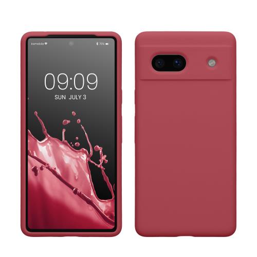 kwmobile スマホケース 対応: Google Pixel 7a ケース - TPU リキッド シリコン カバー - 耐衝撃 傷防止 サラサラ Case