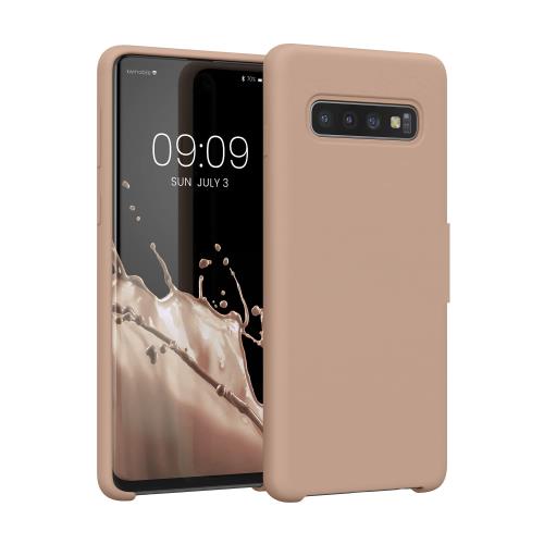 kwmobile スマホケース 対応: Samsung Galaxy S10 ケース - TPU リキッド シリコン カバー - 耐衝撃 傷防止 サラサラ Case