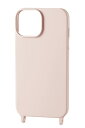 エレコム iPhone 14 / 13 用 ケース スマホショルダーストラップ用ホール付き シリコン ほこり防止 裏起毛 ワイヤレス充電対応 別売りのストラップ...