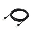 エレコム LANケーブル CAT6A 3m ツメが折れない 爪折れ防止コネクタ やわらか ブラック ECLD-GPAYTBK30(2)