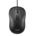 エレコム マウス 有線 Mサイズ 3ボタン 光学式 ブラック M-HC...(2)