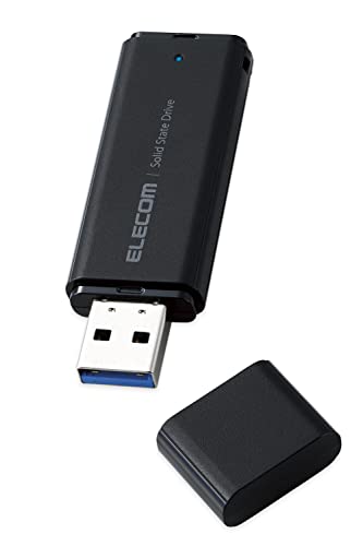 쥳 դSSD 500GB ݡ֥ USB 5Gbps / USB3.2Gen2б  å׼ ֥å ESD-EMC0500GBK