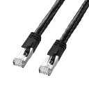 サンワサプライ PoE CAT6 LANケーブル 20m ブラック KB-T6POE-20BK