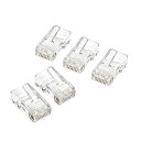 サンワサプライ RJ-45コネクタ(より線用) 10個入り ADT-RJ45-10N