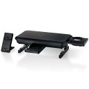 エレコム モニタースタンド スマホスタンド付 ドリンクホルダー付 収納引き出し付 ブラック PCA-DPSP4123BK(2)