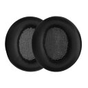 kwmobile 2x Anker Soundcore Life Q35 / Q30対応 イヤーパッド - 交換用 ヘッドホン クッション 耳パッド 羊革 黒色