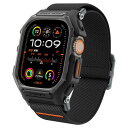 Apple Watch2 バンド Apple Watch Ultra 49mm ナイロン ファブリック 速乾 簡単装着 調節可能 ベルクロあり 軽量 耐久性 スポーツバンド Series 9/8/SE2/7/6/SE/5/4/3/2/1 45mm/44mm/42mm 対応 デュラプロ・フレックス・ウルトラ AMP05982 (カーキ)