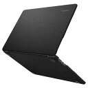 Spigen Macbook Air 15インチ ケース M3(2024) / MacBook Air 15 M2 A2941 (2023) ハードシェル、プレミアムファブリックスリーブ アーバンフィット ACS06958 (ブラック)(2)