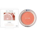 KiSS(キス) クリアルディ ブラッシュ 04サニーオランジュ 4g 新感覚クレイタッチチーク 血色感 透明感