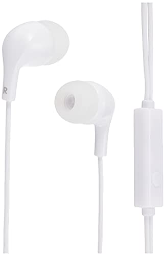 エレコム EHP-CN300MWH ステレオヘッドホン(マイク付) カナル CN300 ホワイト