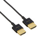 エレコム HDMI ケーブル 1m 4K × 2K対応 ウルトラスリム ブラック CAC-HD14US10BK(2)