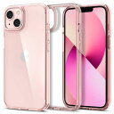 Spigen iPhone 13 ケース クリア 耐衝撃 黄変防止 TPU バンパーケース 2重構造 米軍MIL規格取得 すり傷防止 ワイヤレス充電対応 ウルトラ・ハイブリッド ACS03525 (ローズ・クリスタル)(2)