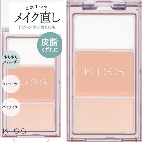 KiSS(キス) メイクリタッチパレットN 02 皮脂くずれタイプ 3.1g マルチバーム・コンシーラー・ハイライ..