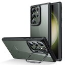 ESR Galaxy S23 / S23+ / S23 Ultra スタンドケース レンズスタンド内蔵 米軍MIL規格の落下防止 ワイヤレス充電対応 スリム スタンド付き Classic Kickstand Case for Samsung Galaxy S23/S23+/S23 Ultra国内正規品 (S23 Plus, ブラック)