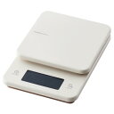 エレコム キッチンスケール 最大3kg 最小0.5g表示 バックライト付 0g表示 自動電源オフ アイボリー HCS-KSA01IV