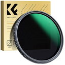KF Concept 55mm ND2-ND400 可変NDフィルター 減光量調整 360°無段階調節可能 AGC光学ガラス 24層コーティング 撥水防汚 薄型 動画撮影/風景撮影に最適(NANO-D シリーズ)