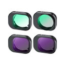 KF Concept DJI Mini 4 Pro用フィルター CPL+UV+ND8+ND16 レンズ保護 紫外線カット AGC光学ガラス 高透過率 NDフィル...