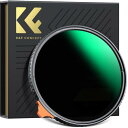 KF Concept 49mm ND2-ND400ブラックミスト1/4 レンズフィルター 可変NDフィルター 2in1 一枚二役 多機能フィルター 両面28層ナノコーティング 防カビ 防水撥油キズ防止