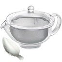曙産業 クリアティーポット ステンレスメッシュ 280ml ティーメジャーセット トライタン樹脂 日本製 TW-3721