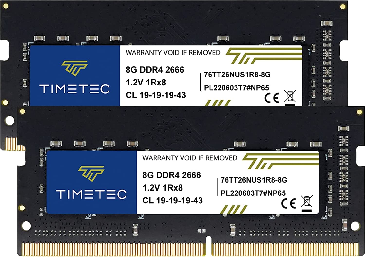 Timetec Hynix IC ΡPCѥ DDR4 2666MHz PC4-21300 260 Pin SODIMM 16GB (2x8GB)