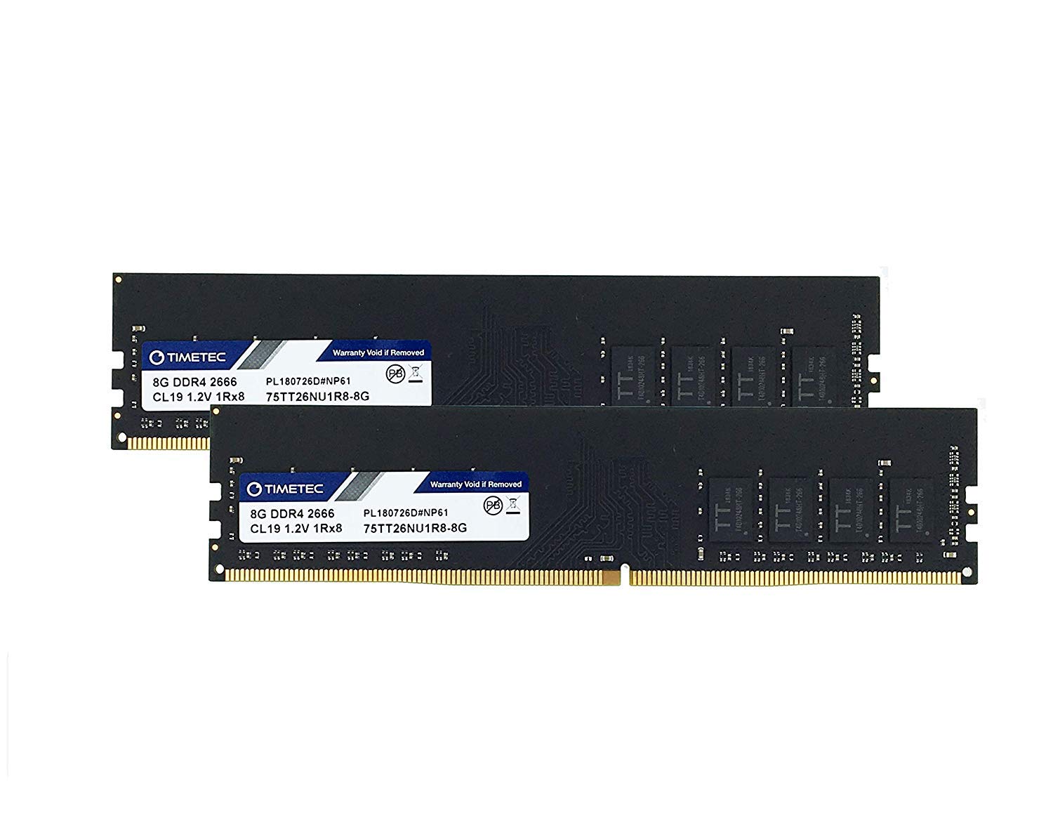 Timetec Hynix IC デスクトップ PC用メモリ 288 Pin UDIMM (2666MHZ 16GB Kit(2x8GB))