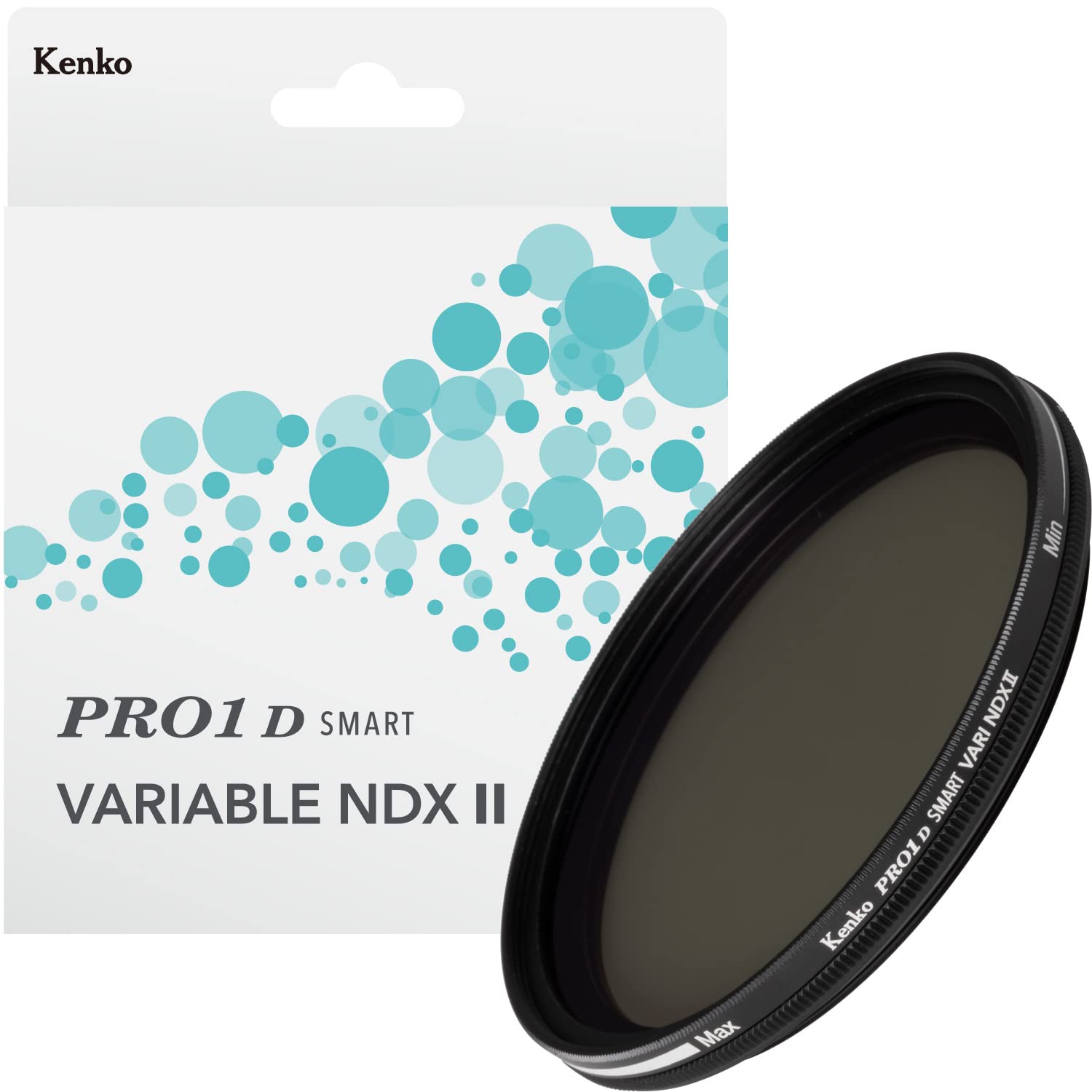 ケンコー(Kenko) 可変NDフィルター PRO1D smart バリアブル NDX II 82mm ND3~32 X状ムラなし ND3~450無段階調整 撥水・撥油コーティング 日本製 014530