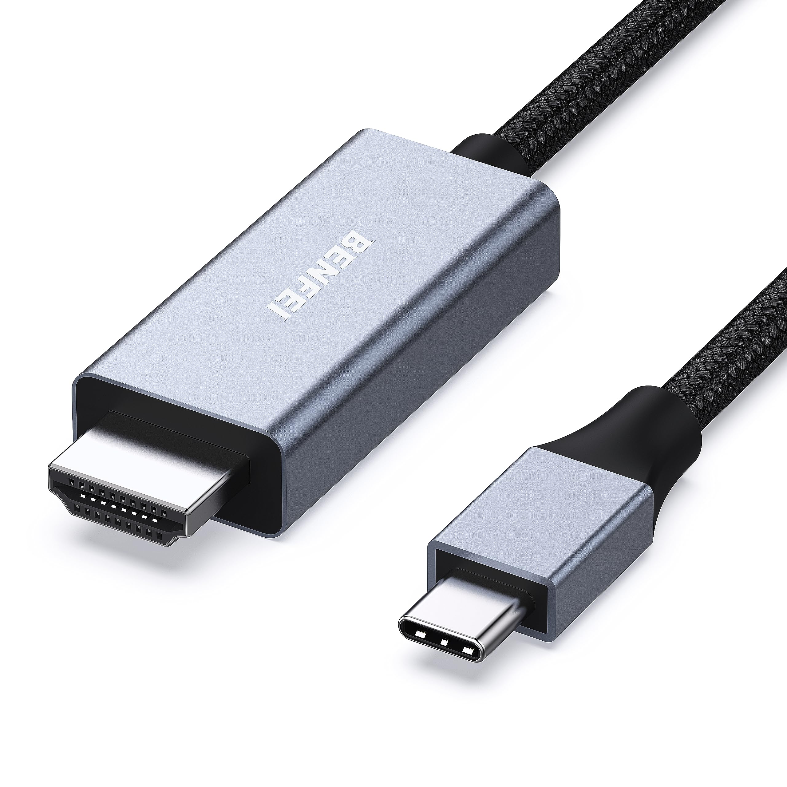 BENFEI 1.8m USB Type C - HDMI ケーブル4K@60Hz UHD映像出力タイプC to HDMI 変換アダプタ Thunderbol..