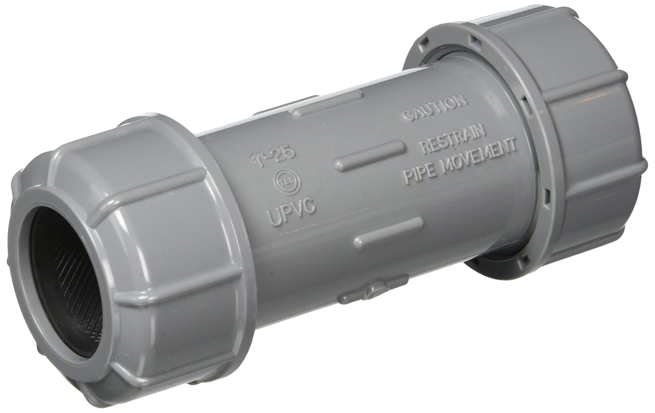 SANEI 配管部品 塩ビ管ユニオン 締め付け接続 一時補修・埋設用 長さ133mm T940-25