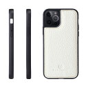 [HANATORA] iPhone 14 Pro Max ケース 本革 シュリンクカーフレザー 耐衝撃 ハンドメイド ギフト おしゃれ シンプル メンズ レディース スマホケース 白 ホワイト SPG-14ProMax-White