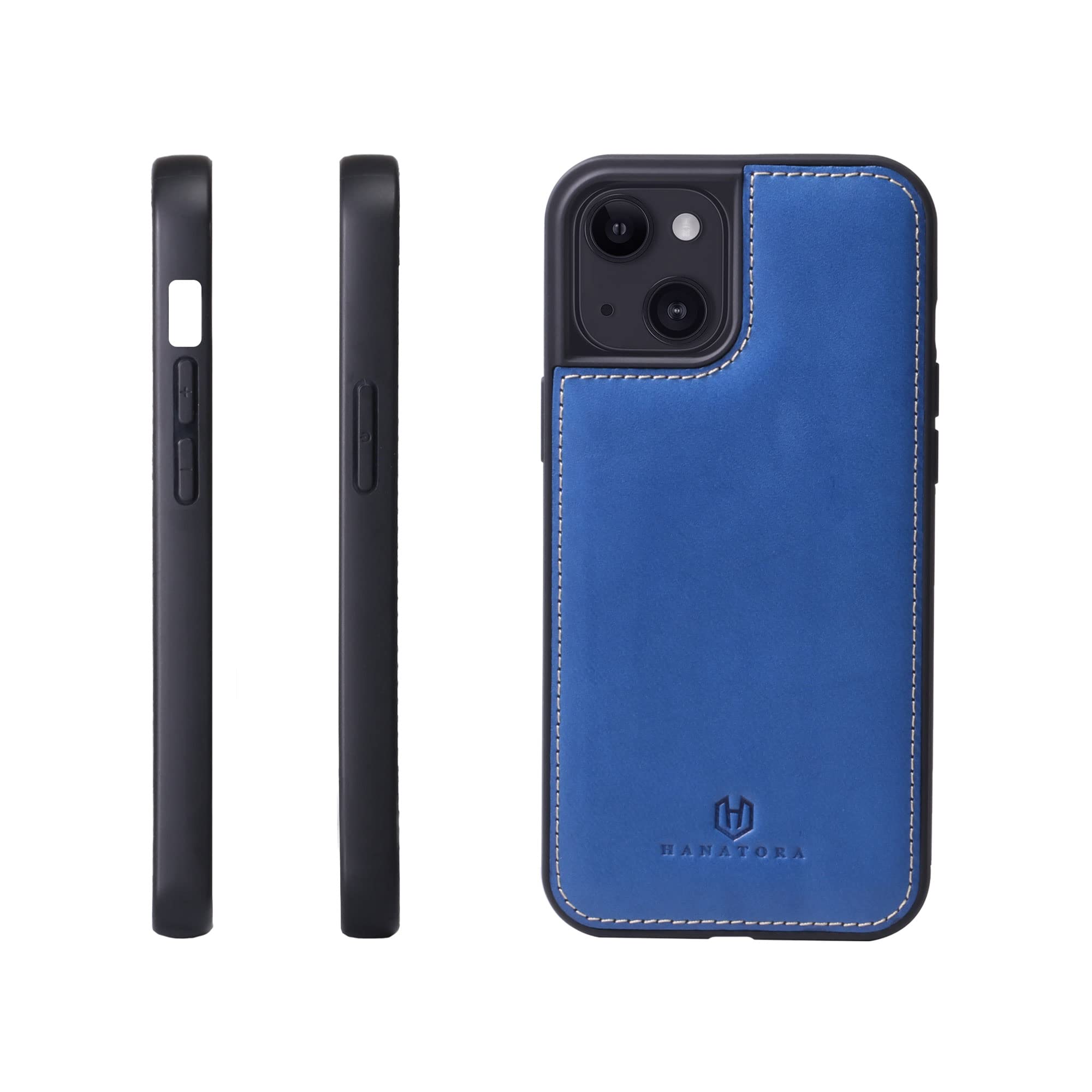 [HANATORA] iPhone13 P[X {v X}zP[X C^AU[ ϏՌ nhCh Mtg  Vv l ACtH Fleur[s] u[ VA   hE GS-13-Blue