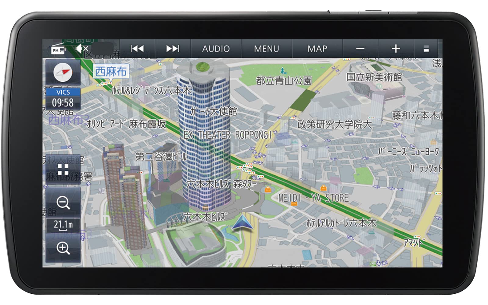 パナソニック(Panasonic) カーナビ ストラーダ 9インチ CN-F1D9GD 490車種に対応 フルセグ 無料地図更新 ドラレコ連携