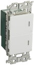 パナソニック ADVANCE (アドバンス)シリーズ リンクプラス 埋込ダブルスイッチ (3線式・受信器・2回路) (ハンドルタイプ) マットホワイト WTY2...