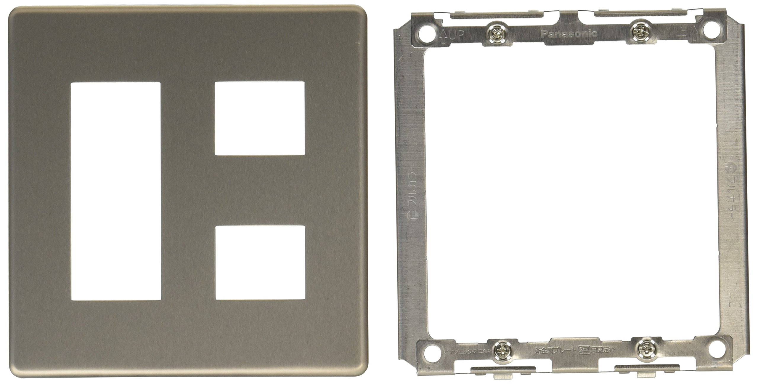 パナソニック(Panasonic) フルコート加工 新金属プレート 2型 5コ用 WN6505K