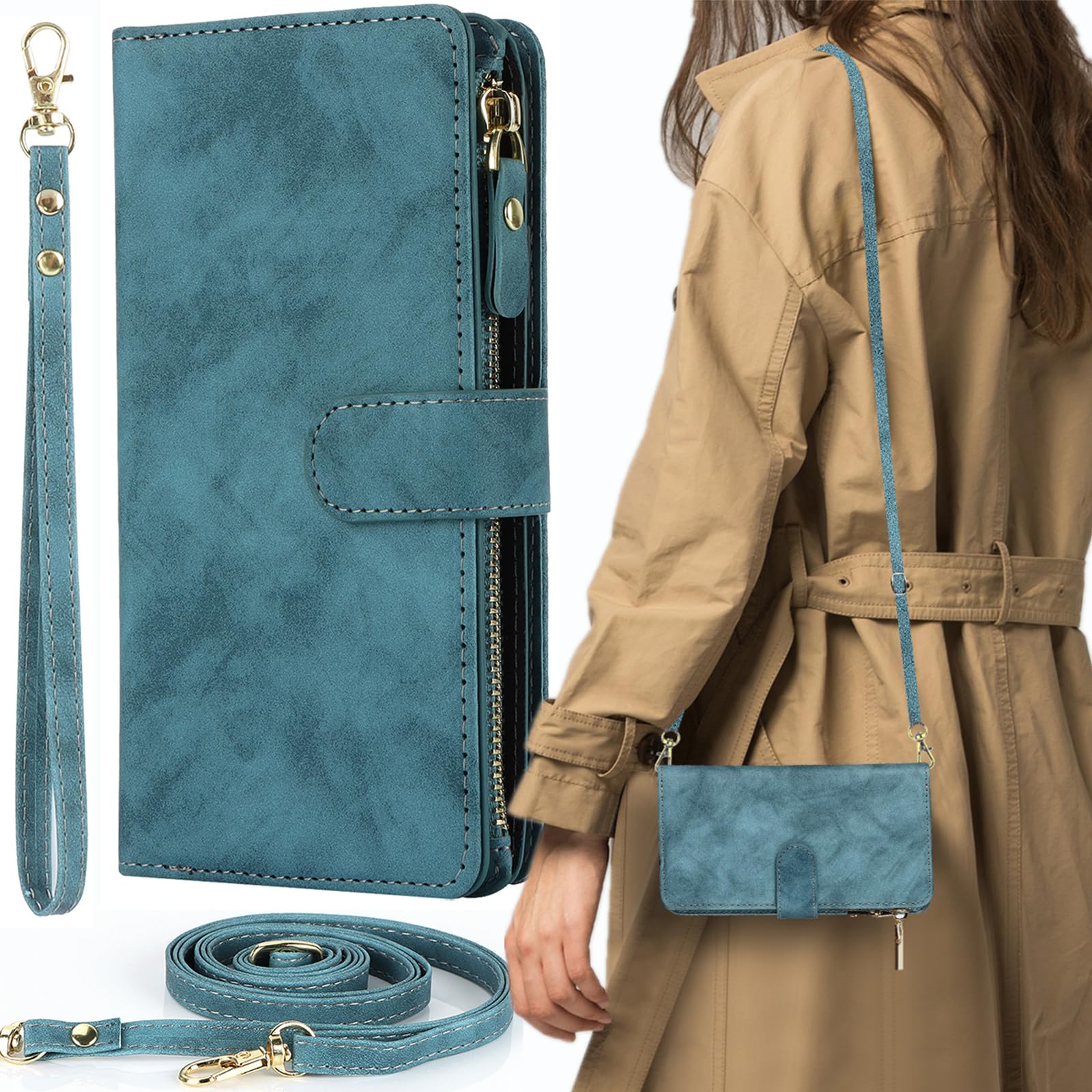 Xperia 5 V ケース 手帳型 ショルダー ポシェット ストラップケース XPERIA5V xperia5-V SOG12 SO-53D ..