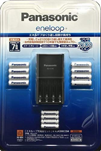 PANASONIC ENELOOP充電器セット単三8本+単四4本